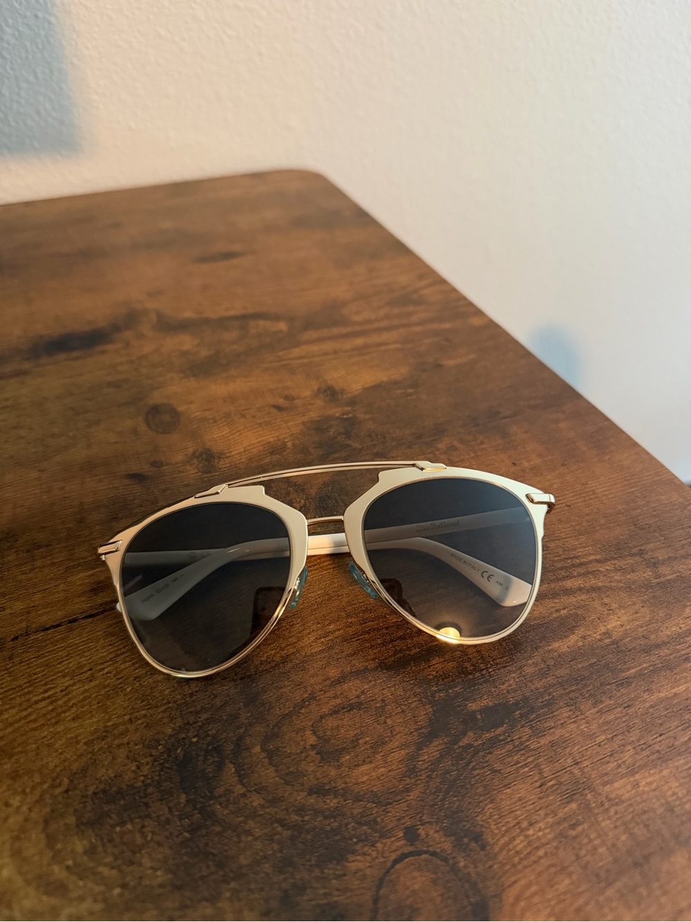 Dior Reflected Aviator Metal Sunglasses